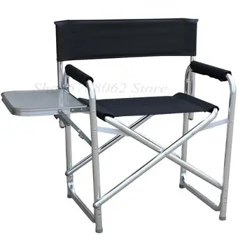 

Folding Stable director chair outdoor durable fishing chair Beach chair aluminum tube 600D oxford with tray table 65x48x78