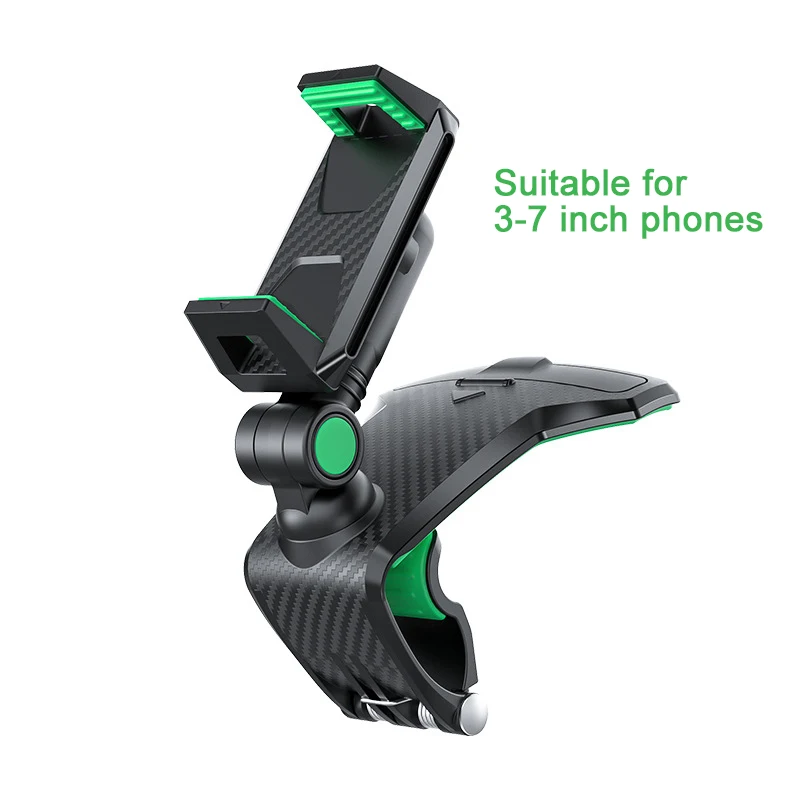 Car Cell Phone Support 1260 Degree Rotatable Dashboard Phone Number In The Car Phone Holder For 7 Inch Xiaomi Mobile Phone Stand wireless charging stand for iphone and apple watch Holders & Stands