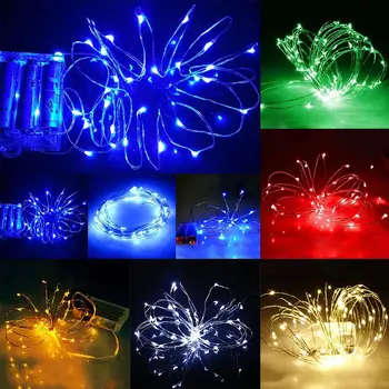 

40 LED String Copper Wire Fairy Lights Battery Powered Waterproof Christmas