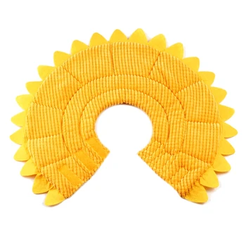 

Promotion! Cat Recovery Collar Soft Pet Cone Collar Protective Cotton Comfy Cone Adjustable Fasteners Collar for Cat and Puppy