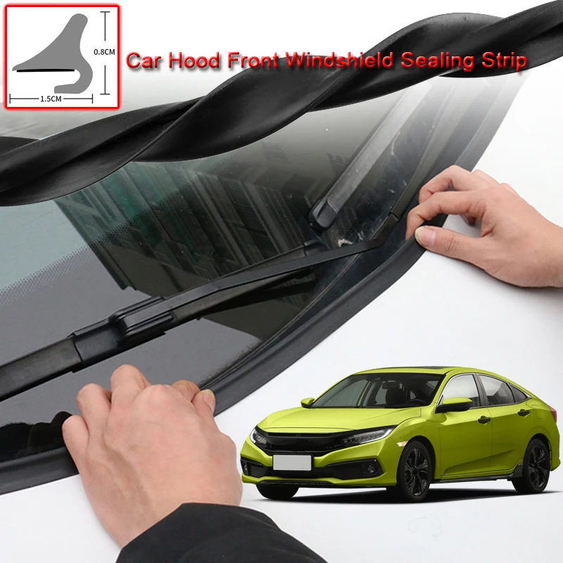 Для Honda Civic 2014-2020 DIY Автомобильная уплотнительная полоса с ветровым спойлером