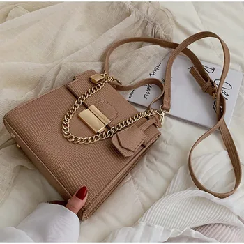 

Fashion Small Crossbody Shoulder Bags for Women with Chain 2 Sizes Mini Messenger Travel Bag Lady Handbag Luxury Designer 2020