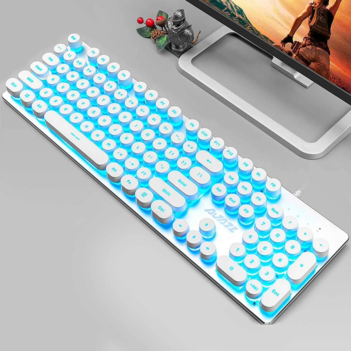 104 клавиш USB проводной игровой светодиодный Подсветка клавиатуры с RGB подсветкой геймерская подсветка геймерская клавиатура для ПК компьютера