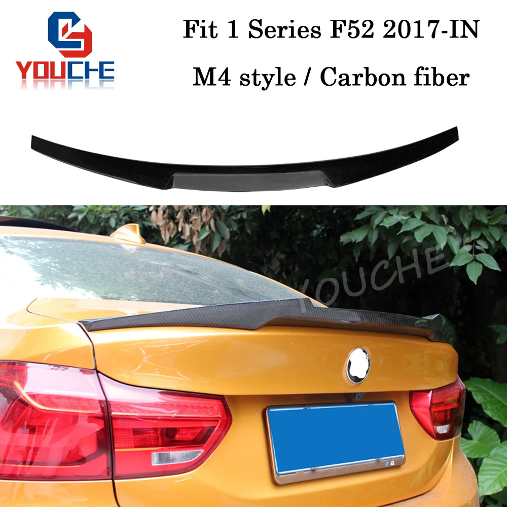 値段 販売 F52 M4スタイルのカーボンファイバーリアスポイラー トランクリップ用リアスポイラー Bmw 1シリーズ用f52 17 In 通販日本 Dirty Prod Com
