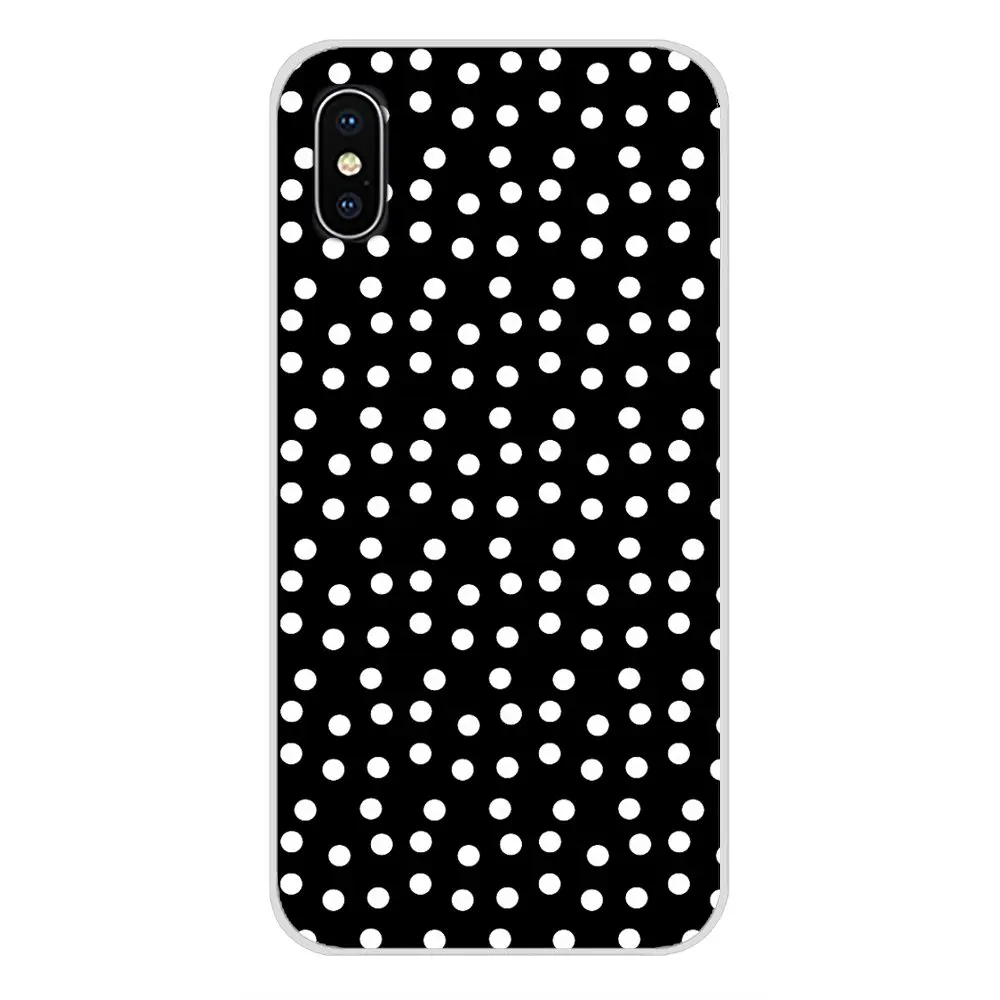 images 10 Чехол для мобильного телефона для huawei G7 G8 P7 P8 P9 P10 P20 P30 Lite Mini Pro P Smart Plus черный и белый в горошек - Цвет: images 10