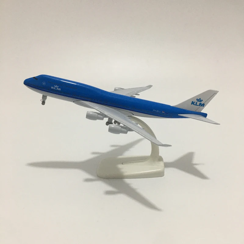 JASON TUTU 20cm KLM Boeing b747 Plane Model Airplane Model Aircraft Model 1:300 scale Diecast Metal planes KLM Royal Dutch Air 7