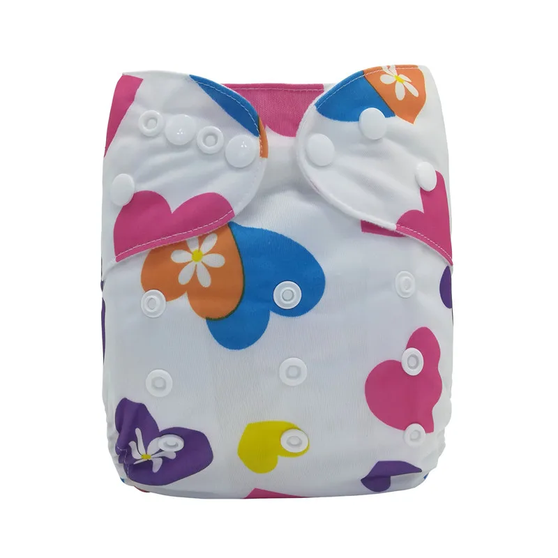 Горячая 1 шт. тканевые подгузники для новорожденных Многоразовые Один размер карман регулируемые детские подгузники внутренняя ткань замша подходит для детей 3-15 кг