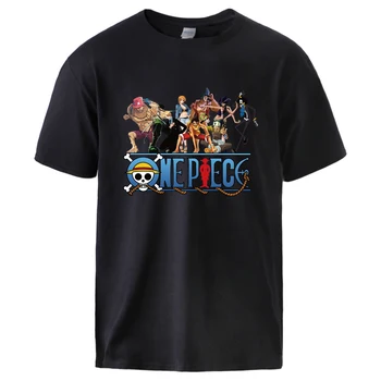 

One Piece Nami Usopp Print Short Sleeve Tshirt Man Causal 100% Cotton Sportswear Tee 2020 Summer Male Causal Streetwear Tshirt