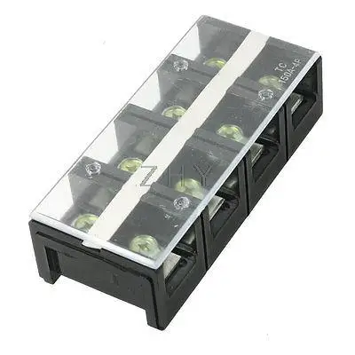 

TC-1504 600V 150A 4P Double Row Barrier Block Screw Terminal Strip