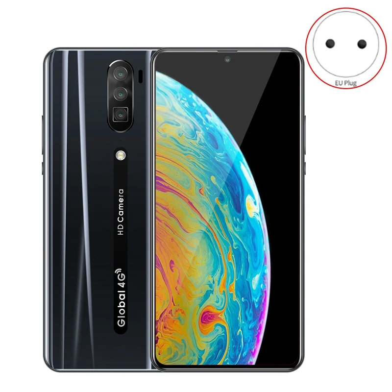  Rino RAM 3G ROM 64G Full Screen Smartphones Mobile Phone Android OS 9.1 System Dual SIM Card 4G Pho