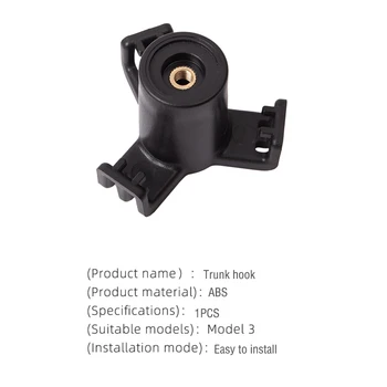 

Model3 Trunk Hook For Tesla Model 3 Accessories Car Cargo Rear Trunk Bag Hook Holder Hanger For Tesla Model Three 2020