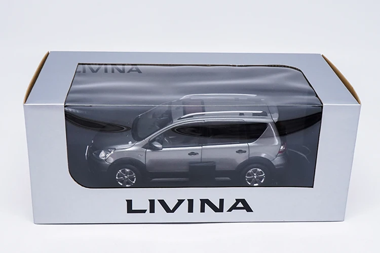 1:18 высокое тщательное Nissan Livina сплав модель автомобиля статические металлические модельные автомобили с оригинальной коробкой