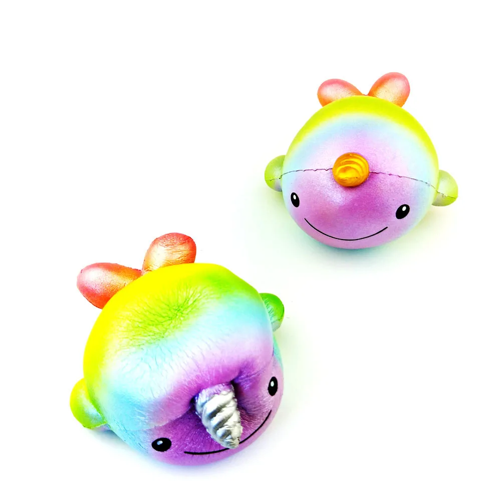 Creamiicandy Narwhal мягкий медленно растущий крем ароматические подарки для снятия стресса детские игрушки