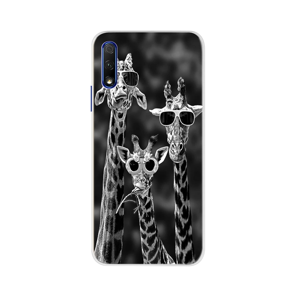 Чехол для huawei Honor 9X9 X, мягкий силиконовый тонкий чехол для телефона с рисунком, чехол для huawei Honor 9X Premium Honor9X STK-LX1, полный Чехол - Цвет: Черный
