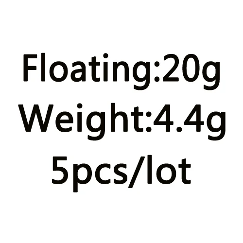 5 шт/лот 0,8 г-60 г рыболовный поплавок из пенопласта Boias de pesca Flotador для рыболовных снастей - Цвет: floating-20g-5pcs
