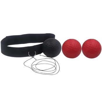 

New Silicone Headband Boxing Reaction Ball Sanda Fighting Training Equipment Head-Mounted Boxing Speed Ball Fitness Ball