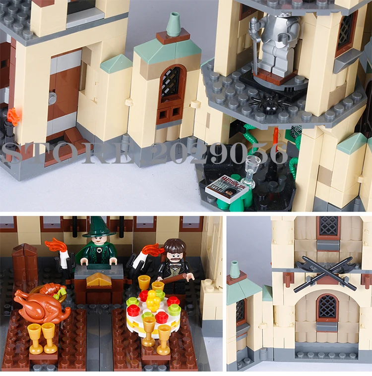 16030 сериалы Potter Magic World H gwarts замок 1290 шт. Модели Конструкторы кирпичи совместимые 4842 игрушки