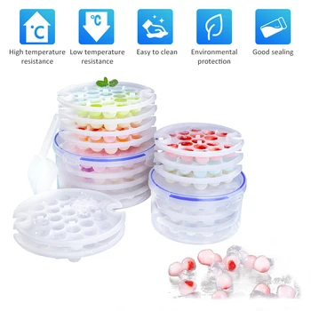 

96/51 Grids Silicone Ice Cube Maker Ball Mold Ice Mould Brick For Ice Cream Party Cocktail Whiskey Cold Drink Bar Accessiories