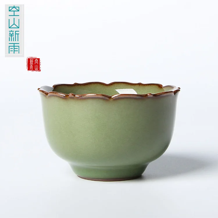 Пустая горная Xinyu Longquan Celadon чайная чашка ручной работы чайный набор кунг-фу Мастер чашка чайная чаша керамическая чашка ручной работы