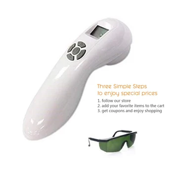 

Pain Relief Healing Laser Therapeutic Device LLLT Cold Laser Medical Laser Therapy with Free Laser Goggles
