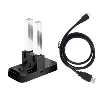 

4 in1 Charging Dock For N-intend Switch Joy-con Controller LED Charger For N-intendo Switch Pro Gamepad Charge Stand NS