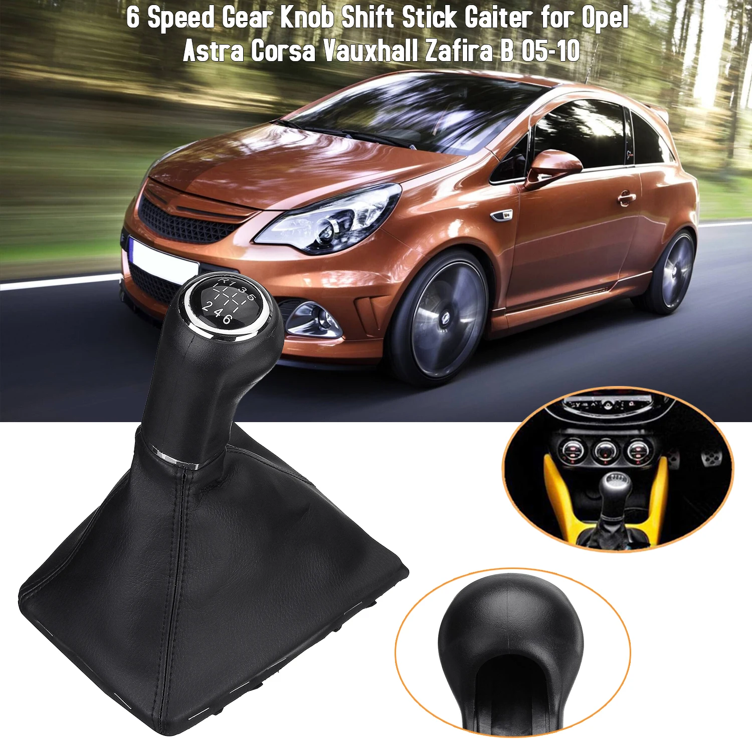 6 скоростей ручка переключения передач для Opel Astra Corsa Vauxhall Zafira B 05-10