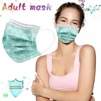 

50PC Mask Disposable Face Mask 3Ply Ear Loop masque mondkapjes mascarillas breathable Face Mouth Cover Mask Health Care Маски