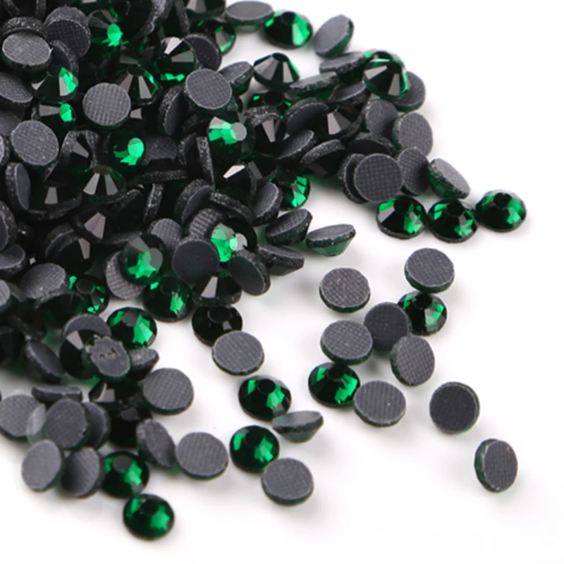 

Big Package SS6-SS30 Dark Green Crystal DMC Hot Fix Rhinestones Hot Selling Products Types