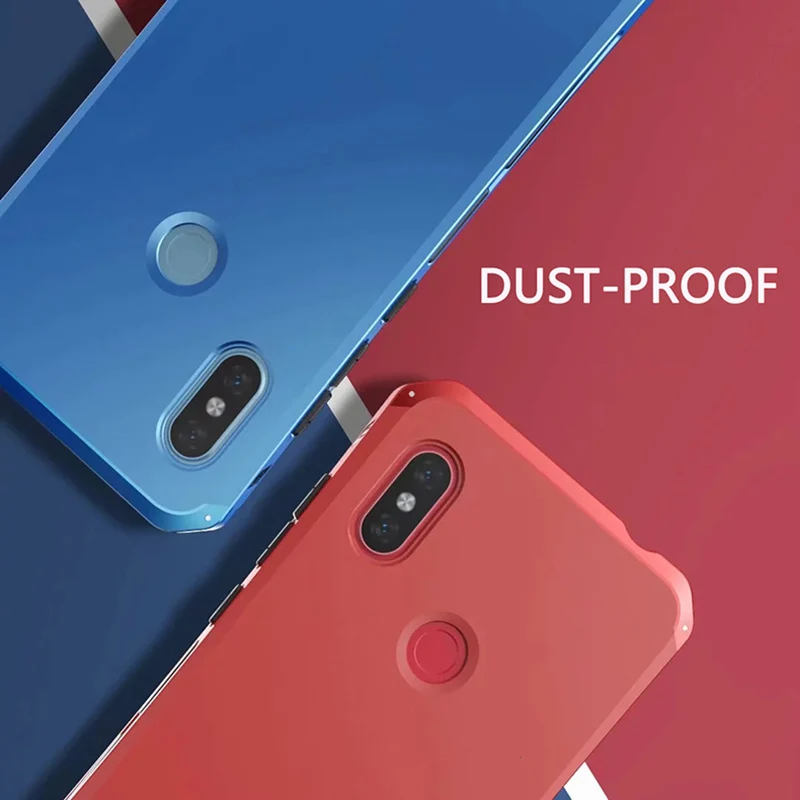 Для Xiaomi Redmi Note 8 Pro Mi 9 MI 10 Чехол Алюминиевый металлический бампер жесткий матовый