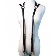 Мужской Регулируемый Панк кожаное белье нагрудный ремень для тела пояс Клубные костюмы косплей