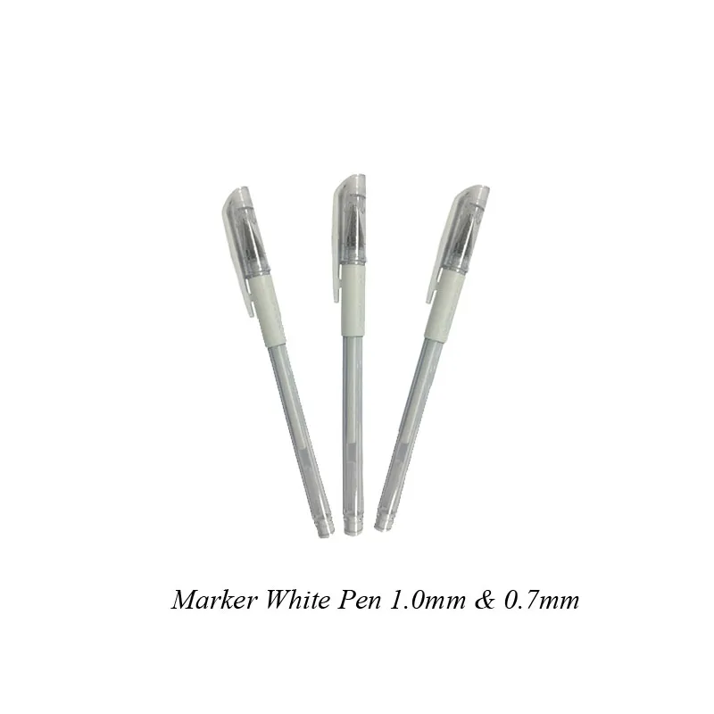 10 Pcs Tattoo Microblading Eyebrow Skin Marker Pen 1mm 0.7mm Eyebrow Tattoo Pen- Microblading Surgical Skin Thick Thin Marker