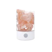 Соляная Лампа, гималайский кристалл, соляная каменная лампа, отрицательная ионная лампа для очистки воздуха, лампа для сна со спящей креативной спальной лампой