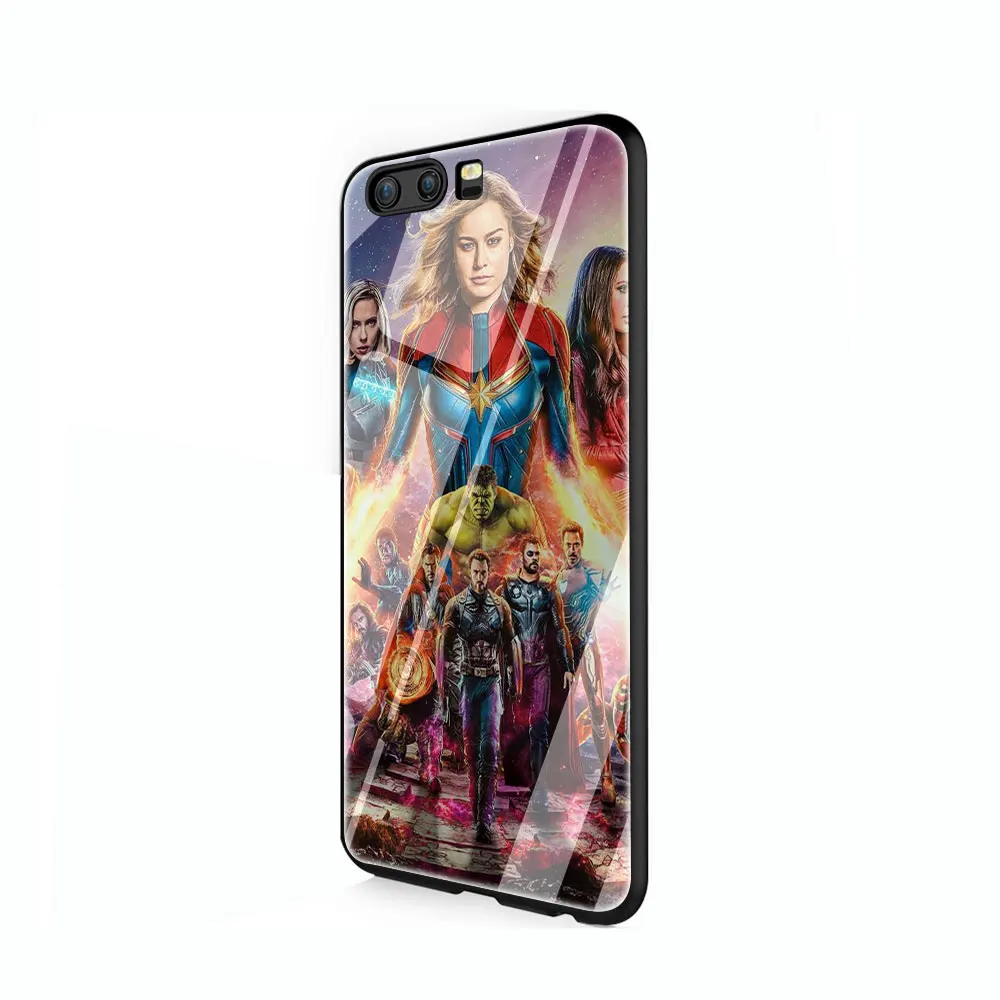 Чехол из закаленного стекла Marvel чехол для Huawei P10 P20 P30 mate 20 Honor 9 10 Lite Pro 7A 8X P Smart - Цвет: G3