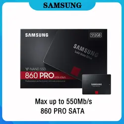 SAMSUNG SSD 860 PRO 256 ГБ 512 Внутренний твердотельный диск HD Жесткий диск SATA 3 2,5 жесткий диск для ноутбука, настольного компьютера, ПК, 1 ТБ 2 ТБ 4 ТБ