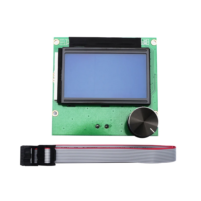 Контроллер Ramps 1,4 Lcd 12864 Дисплей синий экран+ кабель для Creality 3D S4 S5 части 3d принтера