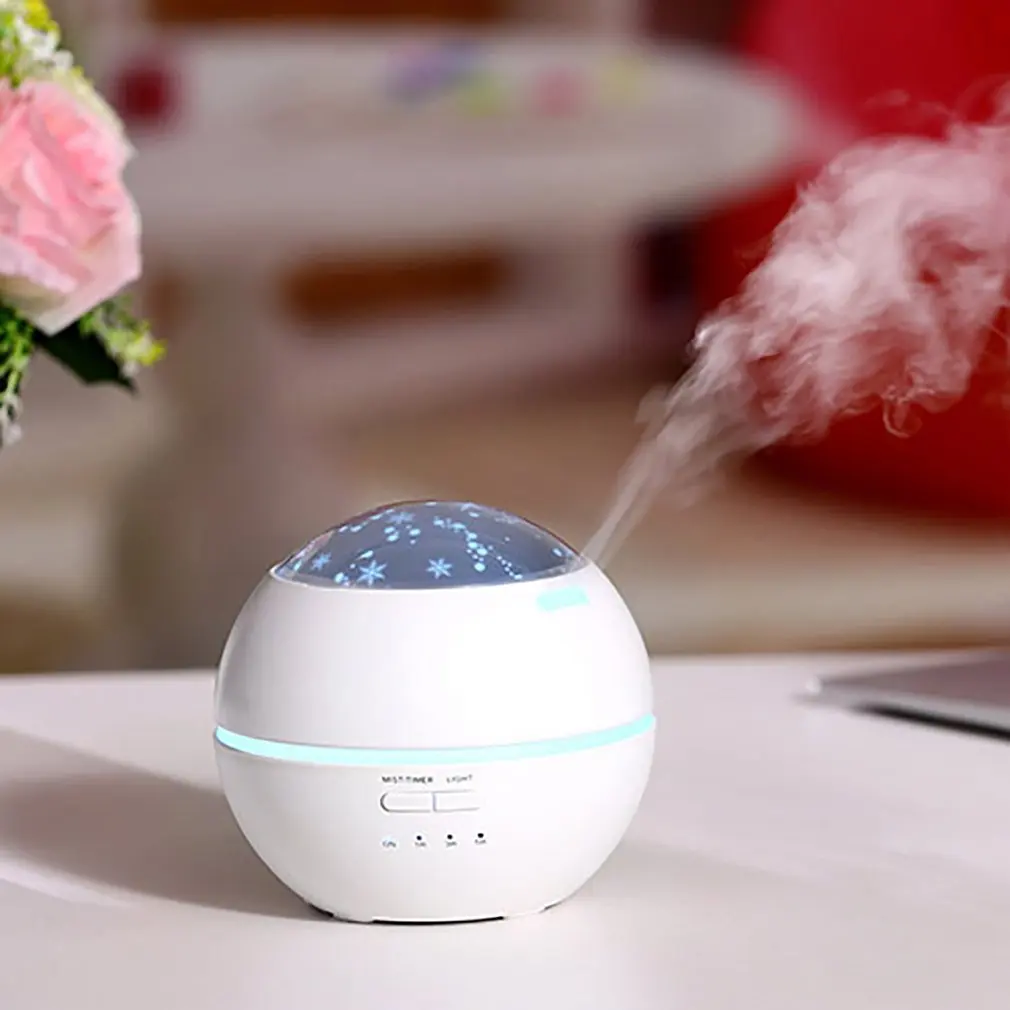 

Light and Shadow Air Humidifier Aromatherapy Machine Oil Diffuser Color Changing Night Light Lamp Humidifier for Home