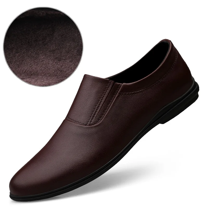 

2019 Spring Autumn New Business Men Oxfords Casual Shoes Set of Feet Dress Shoes Male Office Wedding Men's Leather Shoes *2019-8