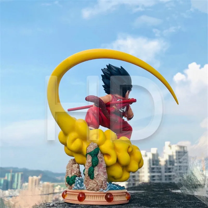 Dragon Ball Z открыть циррус детство Гоку GK смолы сцены Статуя Фигурка модель детский подарок игрушка X3560