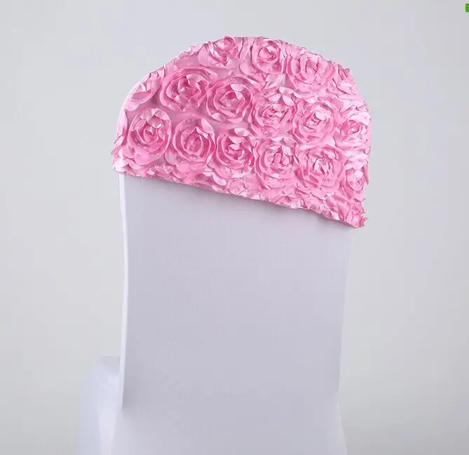 Стул с розочками капот крышки стула для свадеб банкета Вечерние 100 шт/лот