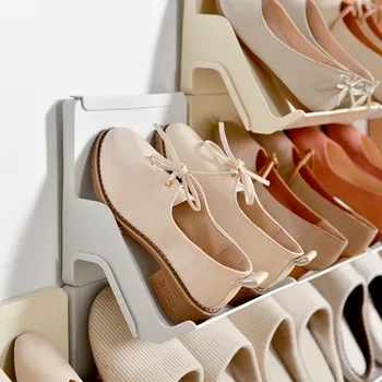 

Bailu Shoe Rack Can Put High Heels Dormitory Shoe Storage Rack Vertical Shoe Bracket Thickening