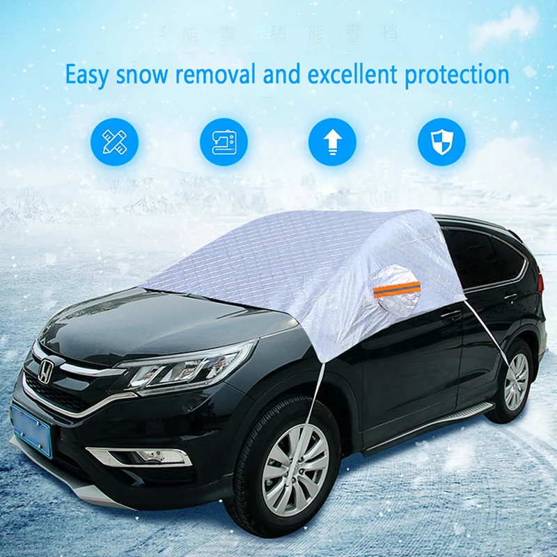 ONEWELL универсальный автомобильный чехол на лобовое стекло, защита от солнца, Зимний снег, лед, дождь, защита от пыли, защита от мороза