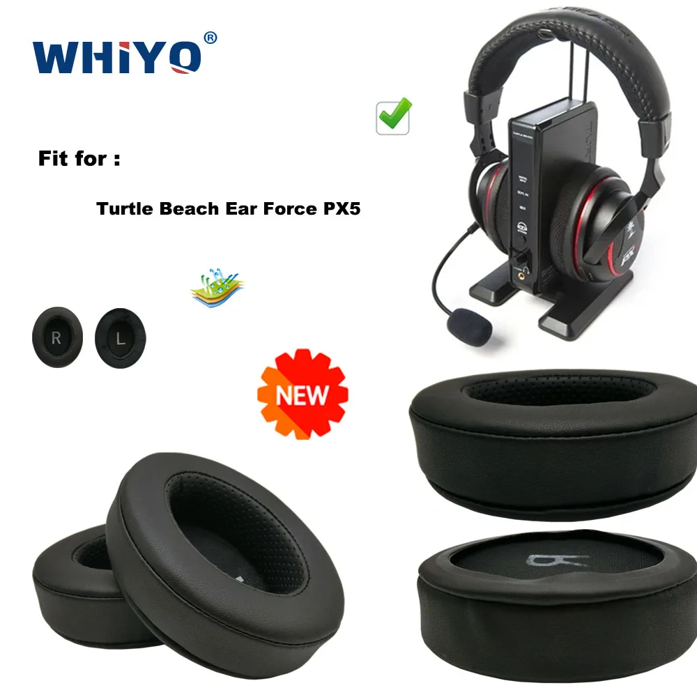 Новые обновленные Сменные амбушюры для черепахи пляжные наушники запчасти