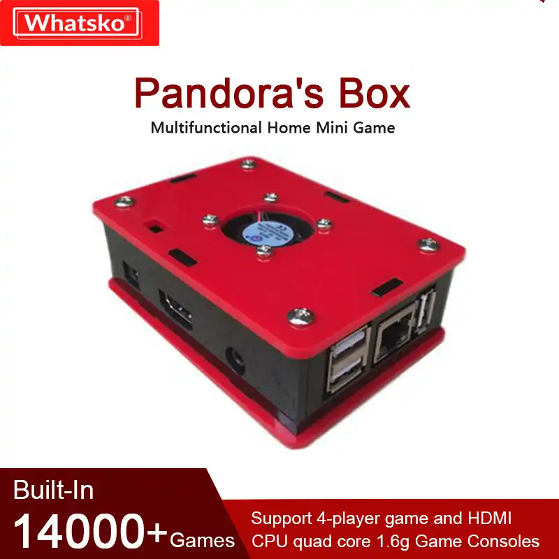 Pandora's Box 7S+ Built-in 14000 Games Retro Handheld Game Console Family  Games Support HDMI TV for 3D 128GB X9D Game Console