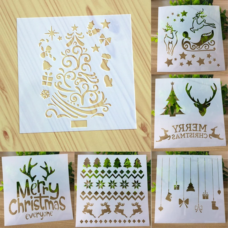 

1pc Mesh Stencil Template Drawing Craft Stencils DIY Painting Tools Photo Album Scrapbooking Bullet Journal Stencils Reusable