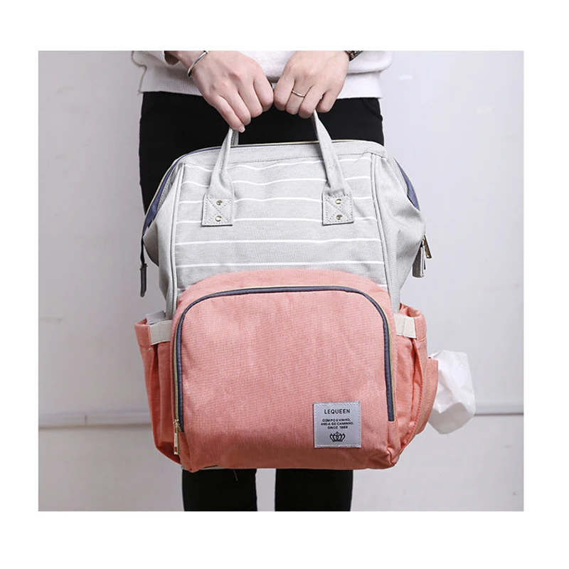 

1pcs Multifunctional Mummy Maternity Nappy Bag Mommy Backpack Zipper Large Capacity Travel Maternity Bag Baby Diaper Bags Nursing Bag