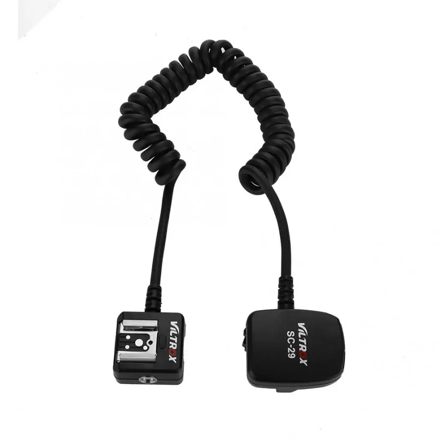 Acouto 0.8m Off Camera Flash Sync Extension Shoe Cord for Nikon DSLR Camera Flash