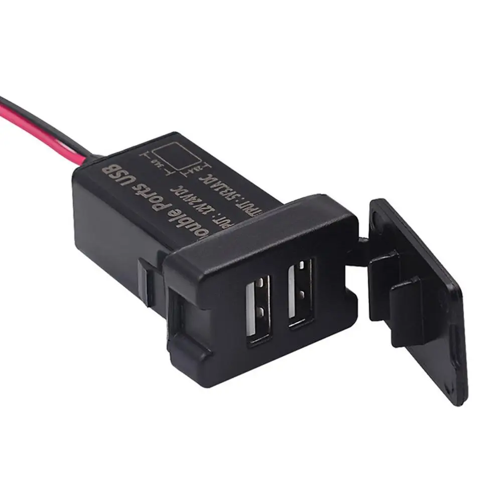 

For Toyota Car Dual Ubs Modified Car Charger Socket Ubs Car Phone Charger 3.1A Waterproof And Dustproof