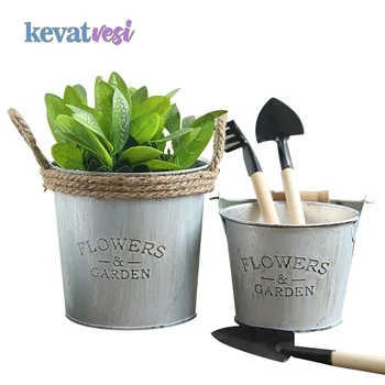 

Flower Holder Plant Holder Metal Flower Pots Vase Desktop Storage Basket Plant Stand Living Room Home Balcony Decor Planter