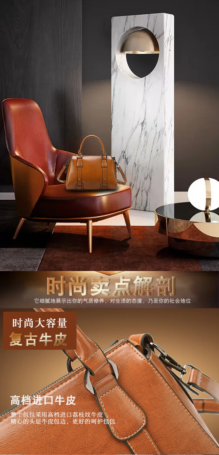 Shoulder Bag Leather Handbags Diagonal Shoulder Bag Ladies Bag Handbag