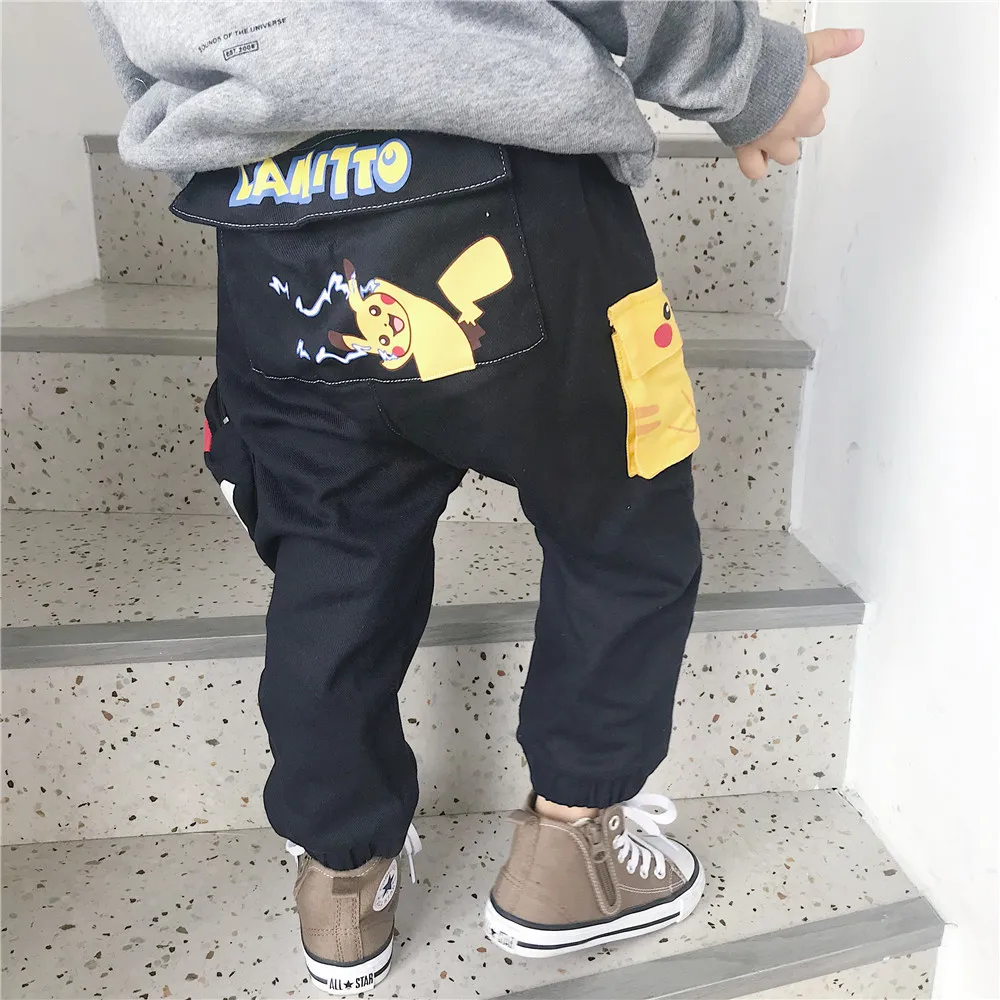 Tonytaobaby Autumn/winter Dress New Boys and Girls Baby Wear Cartoon Short Plush Inside Pants